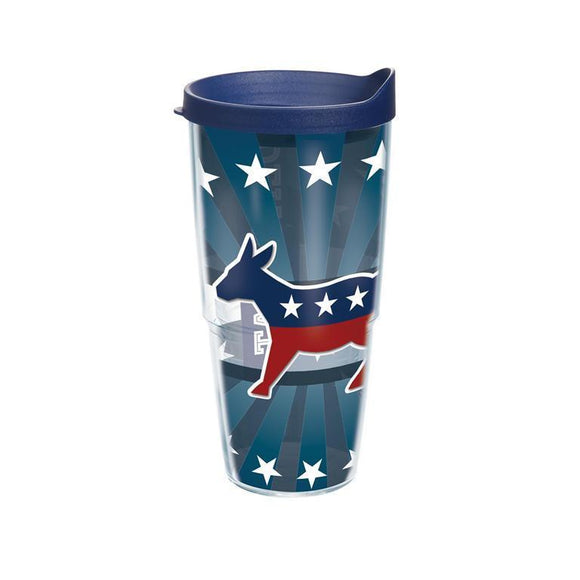 Democrat Donkey 24 oz. Tervis Tumbler with Lid - (Set of 2)-Tumbler-Tervis-Top Notch Gift Shop