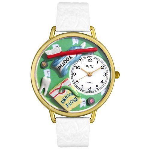 Dental Assistant Watch in Gold (Large)-Watch-Whimsical Gifts-Top Notch Gift Shop