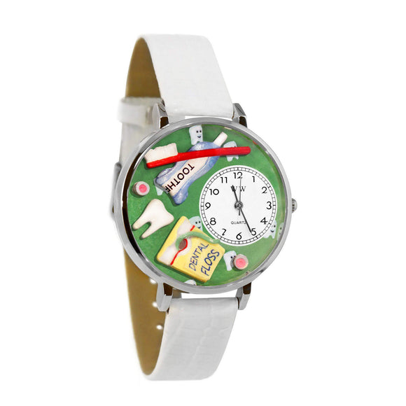 Dental Assistant Watch in Silver (Large)-Watch-Whimsical Gifts-Top Notch Gift Shop