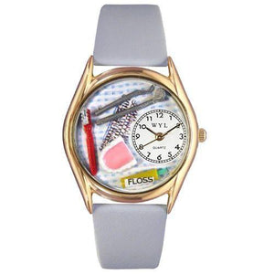 Dentist Watch Small Gold Style-Watch-Whimsical Gifts-Top Notch Gift Shop