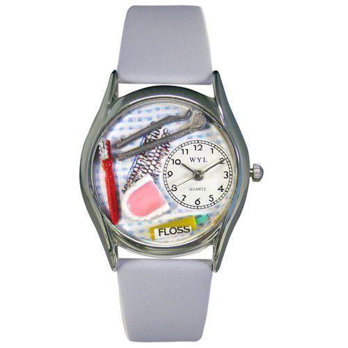 Dentist Watch Small Silver Style-Watch-Whimsical Gifts-Top Notch Gift Shop