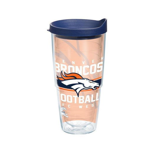 Denver Broncos Gridiron 24 oz. Tervis Tumbler with Lid - (Set of 2)-Tumbler-Tervis-Top Notch Gift Shop