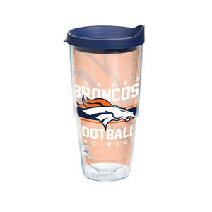 Denver Broncos Gridiron 24 oz. Tervis Tumbler with Lid - (Set of 2)-Tumbler-Tervis-Top Notch Gift Shop