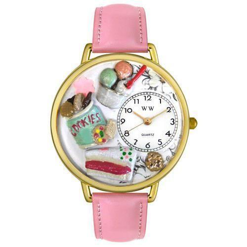 Dessert Lover in Gold (Large)-Watch-Whimsical Gifts-Top Notch Gift Shop