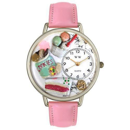 Dessert Lover in Silver (Large)-Watch-Whimsical Gifts-Top Notch Gift Shop