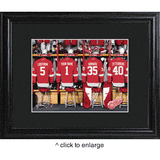 Detroit Red Wings Personalized Locker Room Print with Matted Frame-JDS MarketingTop Notch Gift Shop