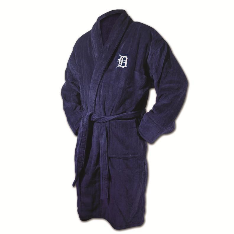 Detroit Tigers Blue Terrycloth Bathrobe-Bathrobe-Wincraft-Top Notch Gift Shop