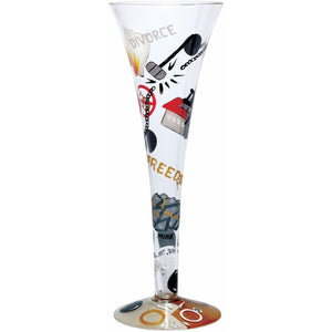 Divorce Champage Flute by Lolita®-Champagne Glass-Designs by Lolita® (Enesco)-Top Notch Gift Shop