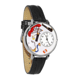 Doctor Watch in Silver (Large)-Watch-Whimsical Gifts-Top Notch Gift Shop