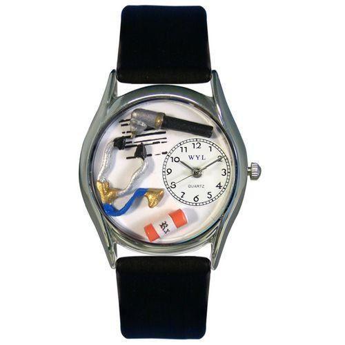 Doctor Watch Small Silver Style-Watch-Whimsical Gifts-Top Notch Gift Shop