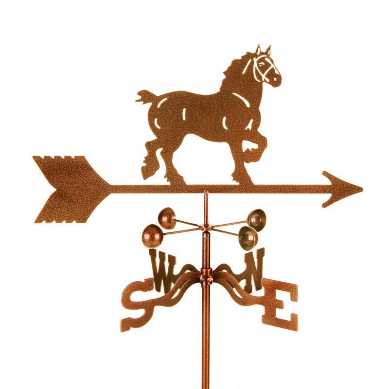 Draft Horse Weathervane-Weathervane-EZ Vane-Top Notch Gift Shop