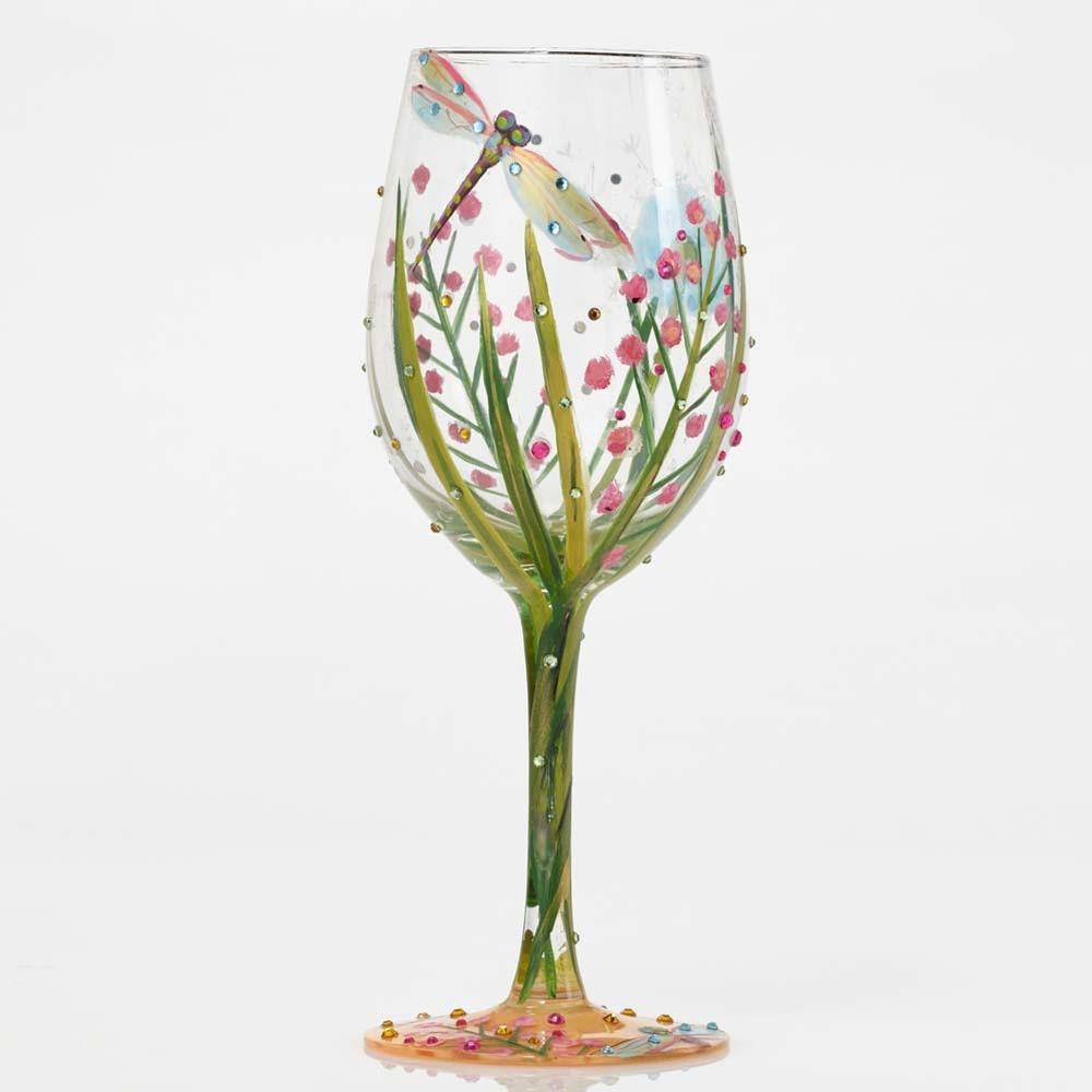 Dragonfly Wine Glass by Lolita®-Wine Glass-Designs by Lolita® (Enesco)-Top Notch Gift Shop