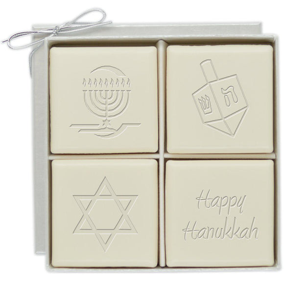 Carved Hanukkah Guest Soap - Set of 4-Bath and Body-Carved Solutions-Top Notch Gift Shop