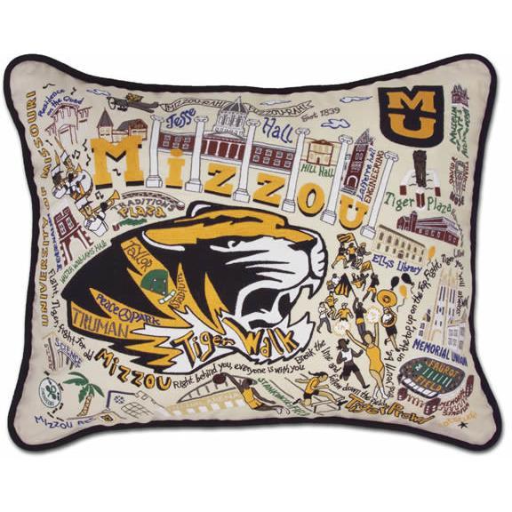 University of Missouri Embroidered CatStudio Pillow-Pillow-CatStudio-Top Notch Gift Shop