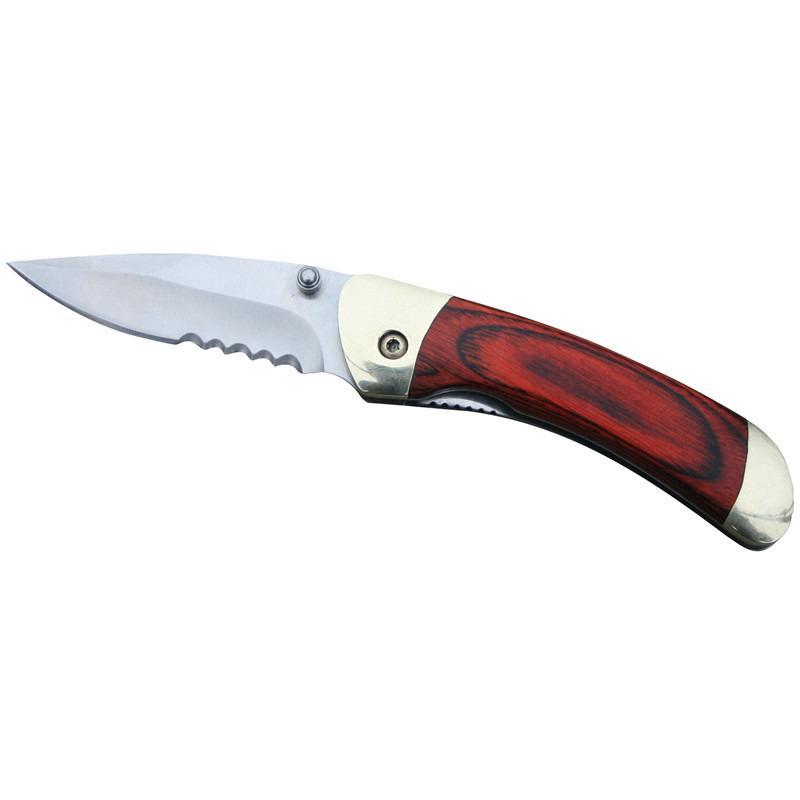 Engraved Classic Folding Pocket Knife - Red Grain-Pocket Tool-Parker River Knife-Top Notch Gift Shop