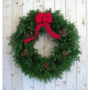 Evergreen Walk 30" Christmas Wreath-Rockdale Wreaths-Top Notch Gift Shop