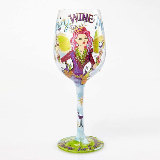 Fairy Wine Mother Wine Glass by Lolita®-Wine Glass-Designs by Lolita® (Enesco)-Top Notch Gift Shop