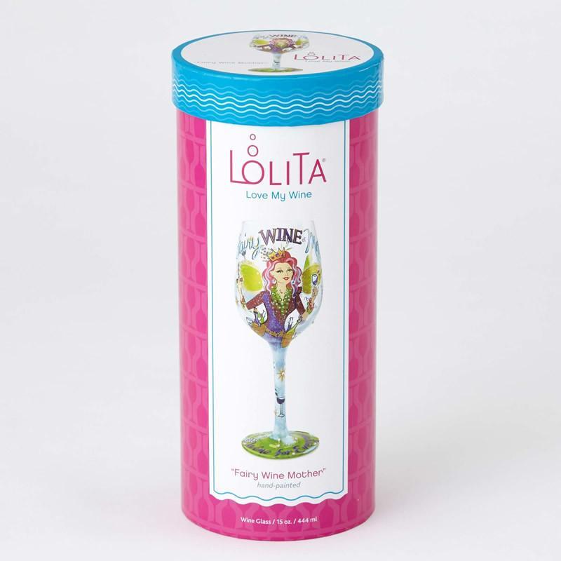 Fairy Wine Mother Wine Glass by Lolita®-Wine Glass-Designs by Lolita® (Enesco)-Top Notch Gift Shop