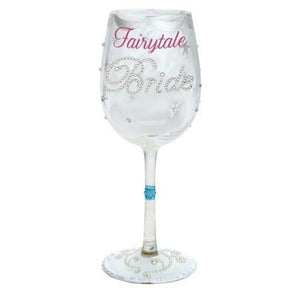 Fairytale Bride Wine Glass by Lolita®-Wine Glass-Designs by Lolita® (Enesco)-Top Notch Gift Shop