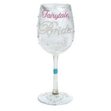 Fairytale Bride Wine Glass by Lolita®-Wine Glass-Designs by Lolita® (Enesco)-Top Notch Gift Shop