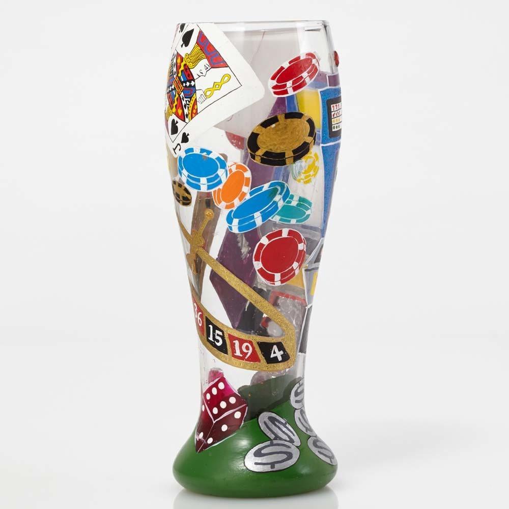 Feeling Lucky Pilsner Glass by Lolita®-Pilsner Glass-Designs by Lolita® (Enesco)-Top Notch Gift Shop