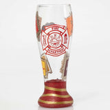 Firefighter Pilsner Glass by Lolita®-Pilsner Glass-Designs by Lolita® (Enesco)-Top Notch Gift Shop