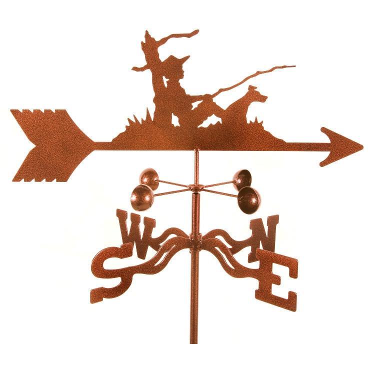 Fisherman Weathervane-Weathervane-EZ Vane-Top Notch Gift Shop