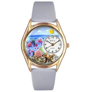 Flip-flops Watch Small Gold Style-Watch-Whimsical Gifts-Top Notch Gift Shop