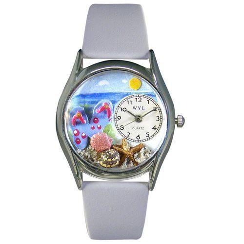 Flip-flops Watch Small Silver Style-Watch-Whimsical Gifts-Top Notch Gift Shop