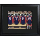 Florida Panthers Personalized Locker Room Print with Matted Frame-Print-JDS Marketing-Top Notch Gift Shop