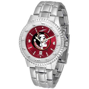 Florida State Seminoles Competitor AnoChrome - Steel Band Watch-Watch-Suntime-Top Notch Gift Shop