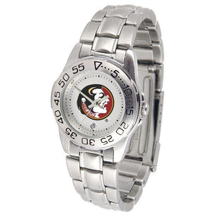 Florida State Seminoles Ladies Steel Band Sports Watch-Watch-Suntime-Top Notch Gift Shop