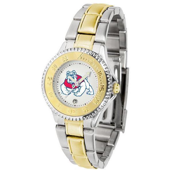 Fresno State Bulldogs Ladies Competitor Two-Tone Band Watch-Watch-Suntime-Top Notch Gift Shop