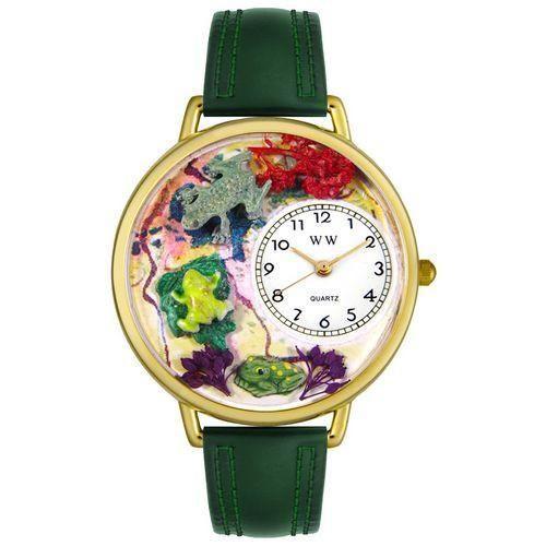 Frogs Watch in Gold (Large)-Watch-Whimsical Gifts-Top Notch Gift Shop