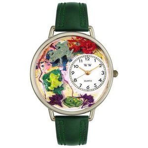 Frogs Watch in Silver (Large)-Watch-Whimsical Gifts-Top Notch Gift Shop