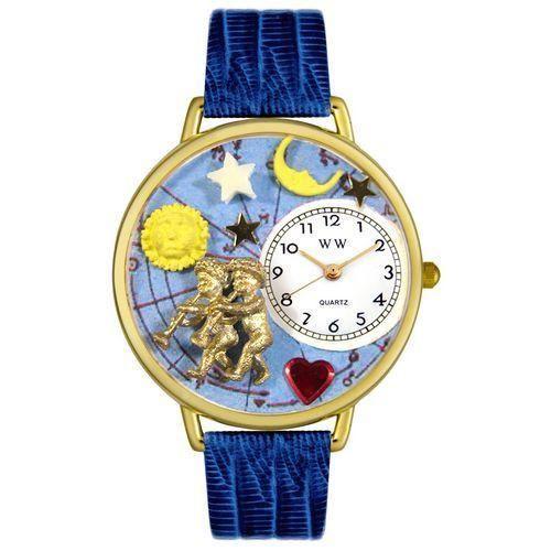 Gemini Watch in Gold (Large)-Watch-Whimsical Gifts-Top Notch Gift Shop