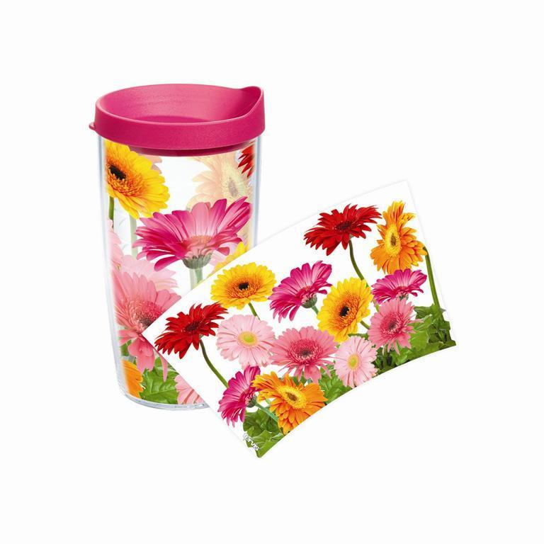 Gerbera Daisies 16 oz. Tervis Tumbler with Lid - (Set of 2)-Tumbler-Tervis-Top Notch Gift Shop