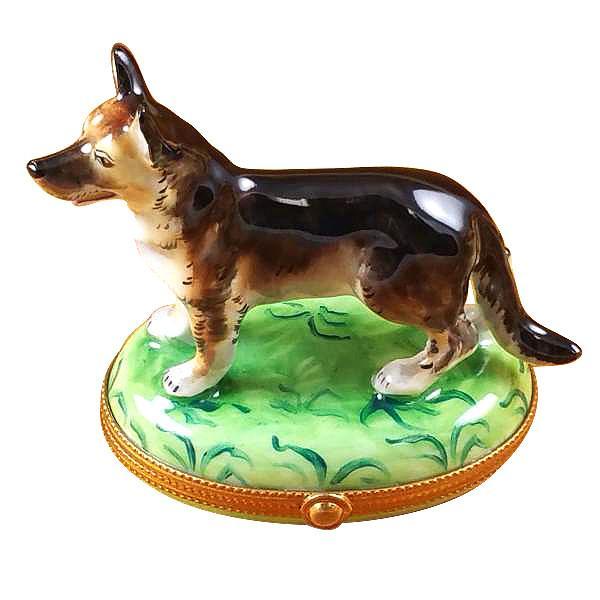 German Shepherd Limoges Box by Rochard™-Limoges Box-Rochard-Top Notch Gift Shop