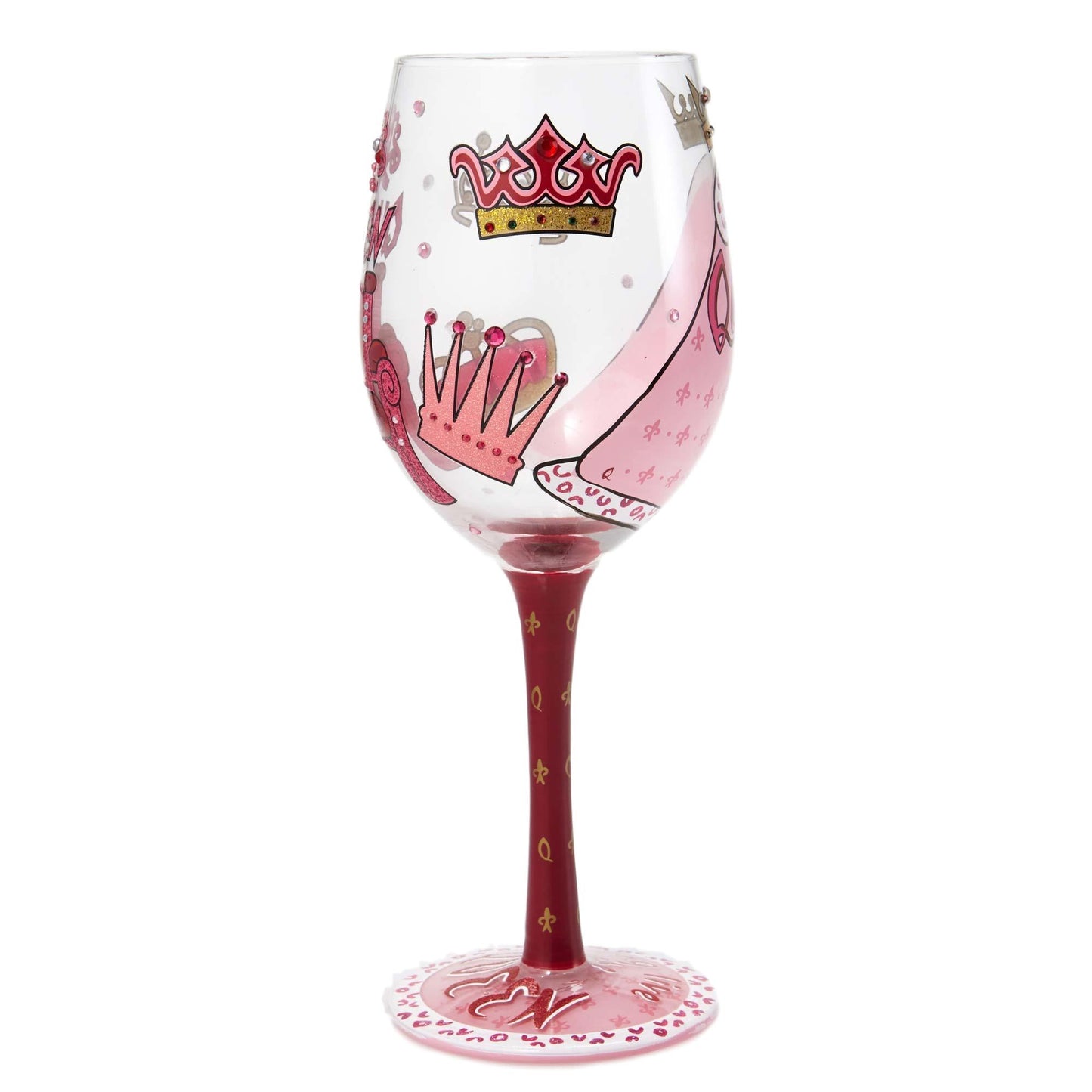 Queen Too Wine Glass by Lolita®-Wine Glass-Designs by Lolita® (Enesco)-Top Notch Gift Shop