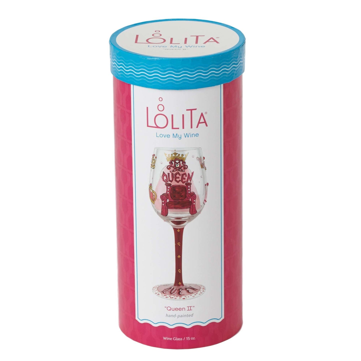 Queen Too Wine Glass by Lolita®-Wine Glass-Designs by Lolita® (Enesco)-Top Notch Gift Shop
