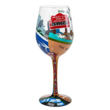 Chicago Wine Glass by Lolita®-Wine Glass-Designs by Lolita® (Enesco)-Top Notch Gift Shop