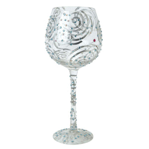 One In A Million Super Bling Wine Glass by Lolita®-Wine Glass-Designs by Lolita® (Enesco)-Top Notch Gift Shop