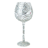 One In A Million Super Bling Wine Glass by Lolita®-Wine Glass-Designs by Lolita® (Enesco)-Top Notch Gift Shop