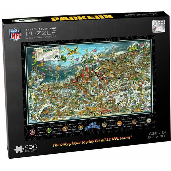 Green Bay Packers Joe Journeyman Puzzle-Puzzle-IDNA Brands-Top Notch Gift Shop