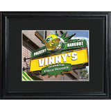 Green Bay Packers Personalized Tavern Sign Print with Matted Frame-Print-JDS Marketing-Top Notch Gift Shop