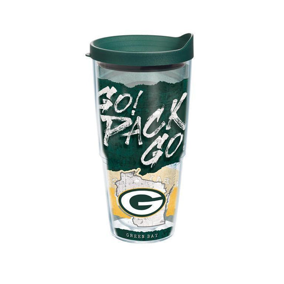 Green Bay Packers Statement 24 oz. Tervis Tumbler with Lid - (Set of 2)-Tumbler-Tervis-Top Notch Gift Shop