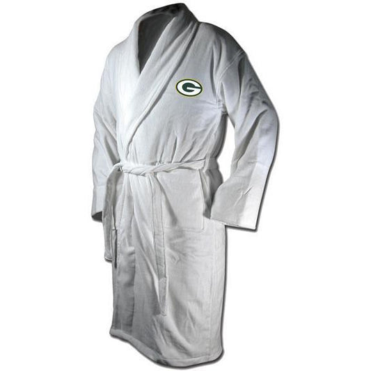 Green Bay Packers White Terrycloth Bathrobe-Bathrobe-Wincraft-Top Notch Gift Shop