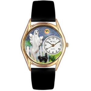 Halloween Ghost Watch Small Gold Style-Watch-Whimsical Gifts-Top Notch Gift Shop