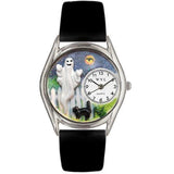 Halloween Ghost Watch Small Silver Style-Watch-Whimsical Gifts-Top Notch Gift Shop