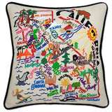 California Embroidered CatStudio State Pillow-Pillow-CatStudio-Top Notch Gift Shop